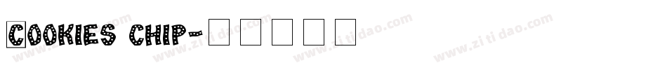 Cookies chip字体转换